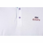 Eltoro Men's plain polo T-shirts white