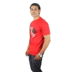 Eltoro Men's Round Neck T-shirts light Red