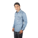 Eltoro Men's Shirts Full Hand light blue