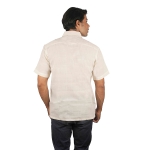 Eltoro Men's Shirts Half Hand yellowish white