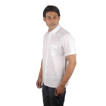 Eltoro Men's Shirts Half Hand milky white