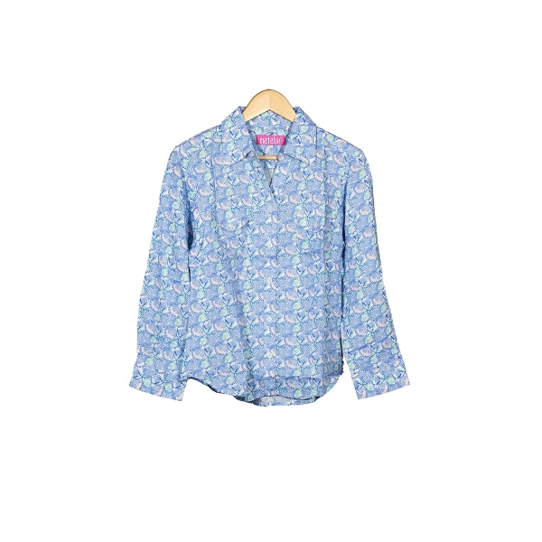 Ladies Full hand shirt light blue colour