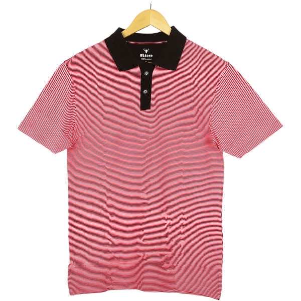 ELTORO Men's Plain POLO T-Shirt( rose Colour)